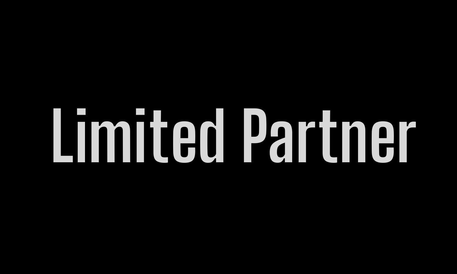 What Is A Limited Partner